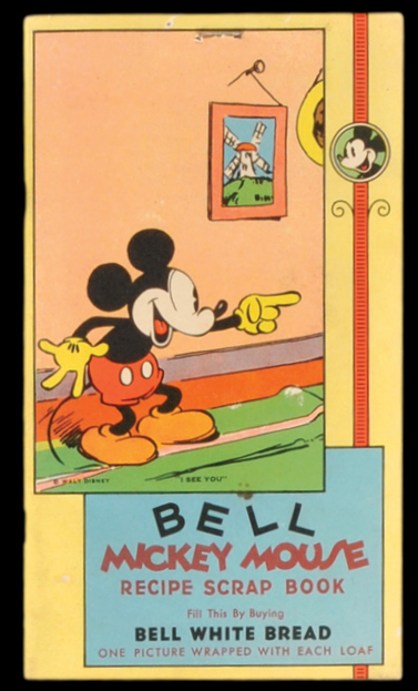 Mickey Mouse Recipe Scrap Book
